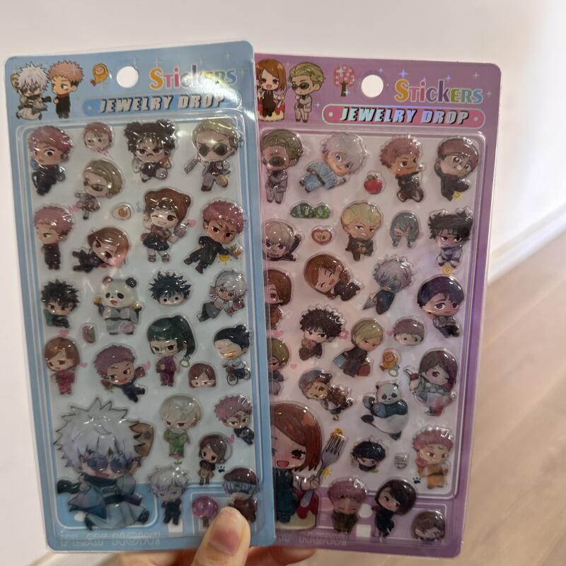 Anime One Piece Merchandise - Adesivi 3D in Rilievo a Tema