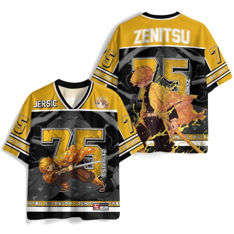 Anime Themed Merchandise - Maglietta Anime Demon Slayer Zenitsu Estate
