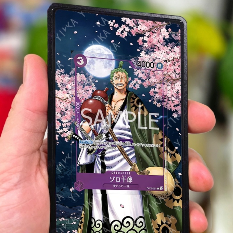 Anime One Piece Merchandise - Espositore in Acrilico per Carte PSA