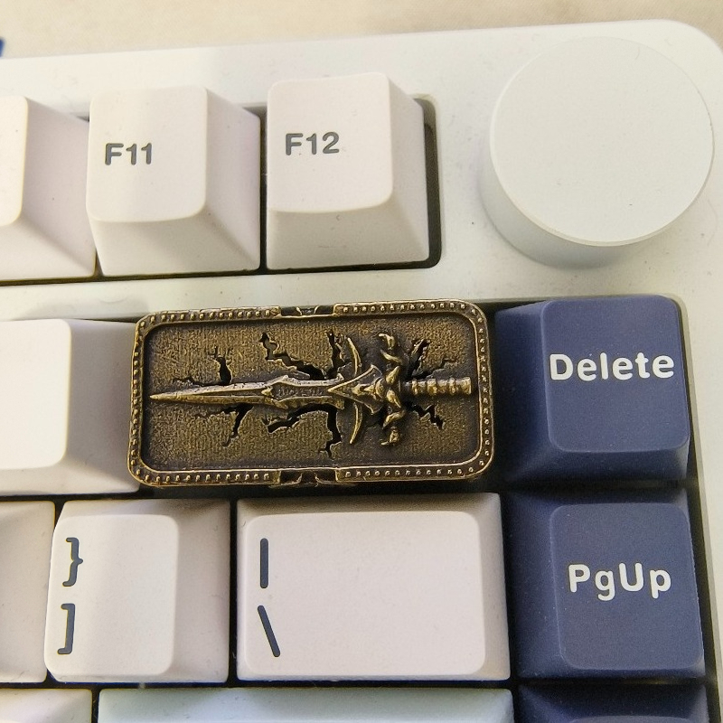 Keycap Artisan Anime - Keycaps Anime World of Warcraft Frostmourne,