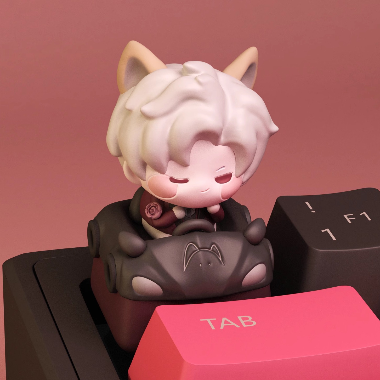 Keycap Artisan Anime - Keycaps Artigianali Love And Deepspace Qin