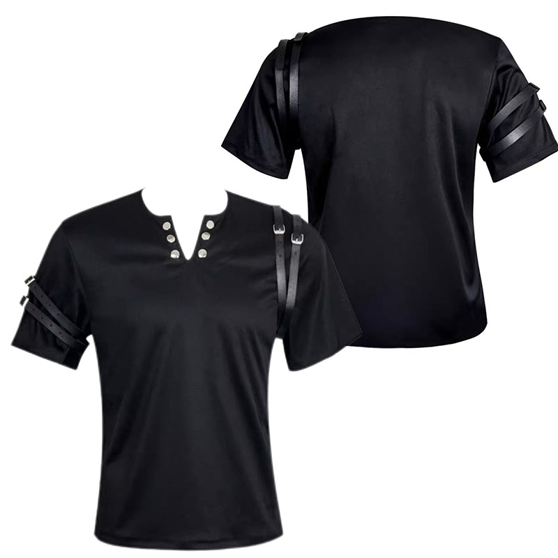Nuova T-shirt Nera a Maniche C - Anime Themed Merchandise recensione e prezzo