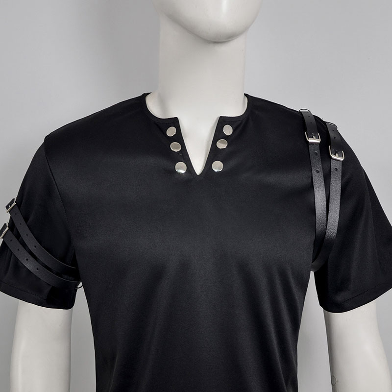 Nuova T-shirt Nera a Maniche C - Anime Themed Merchandise recensione e prezzo