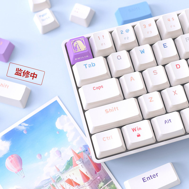 Emilia Rem Metal Keycaps 1 pz  - Keycap Artisan Anime recensione e prezzo