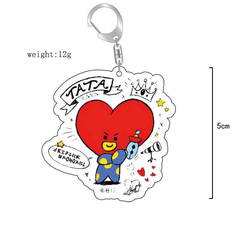Portachiavi in acrilico BT21 a - Anime Fan Merchandise recensione e prezzo