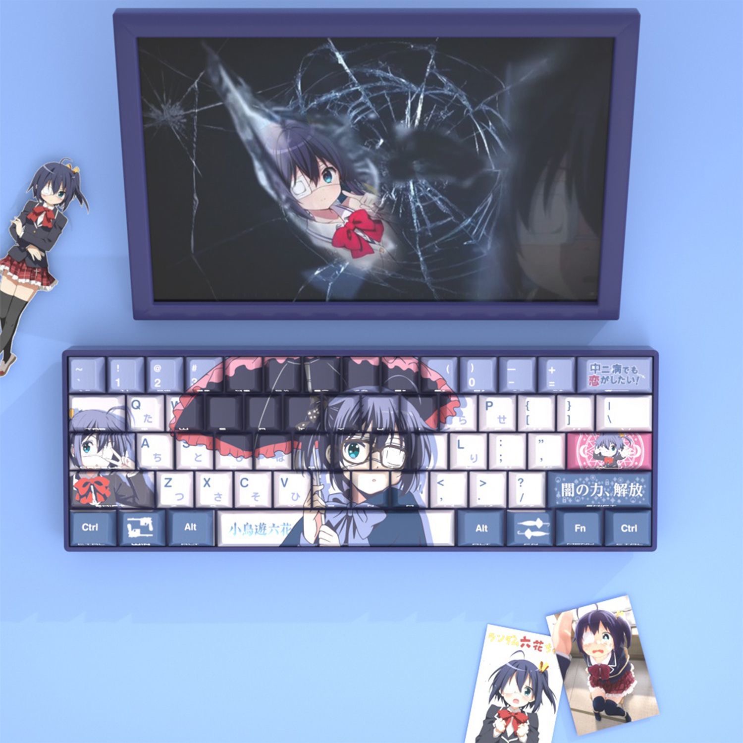 129 Kes Takanashi Rikka Coprit - Keycap Artisan Anime recensione e prezzo