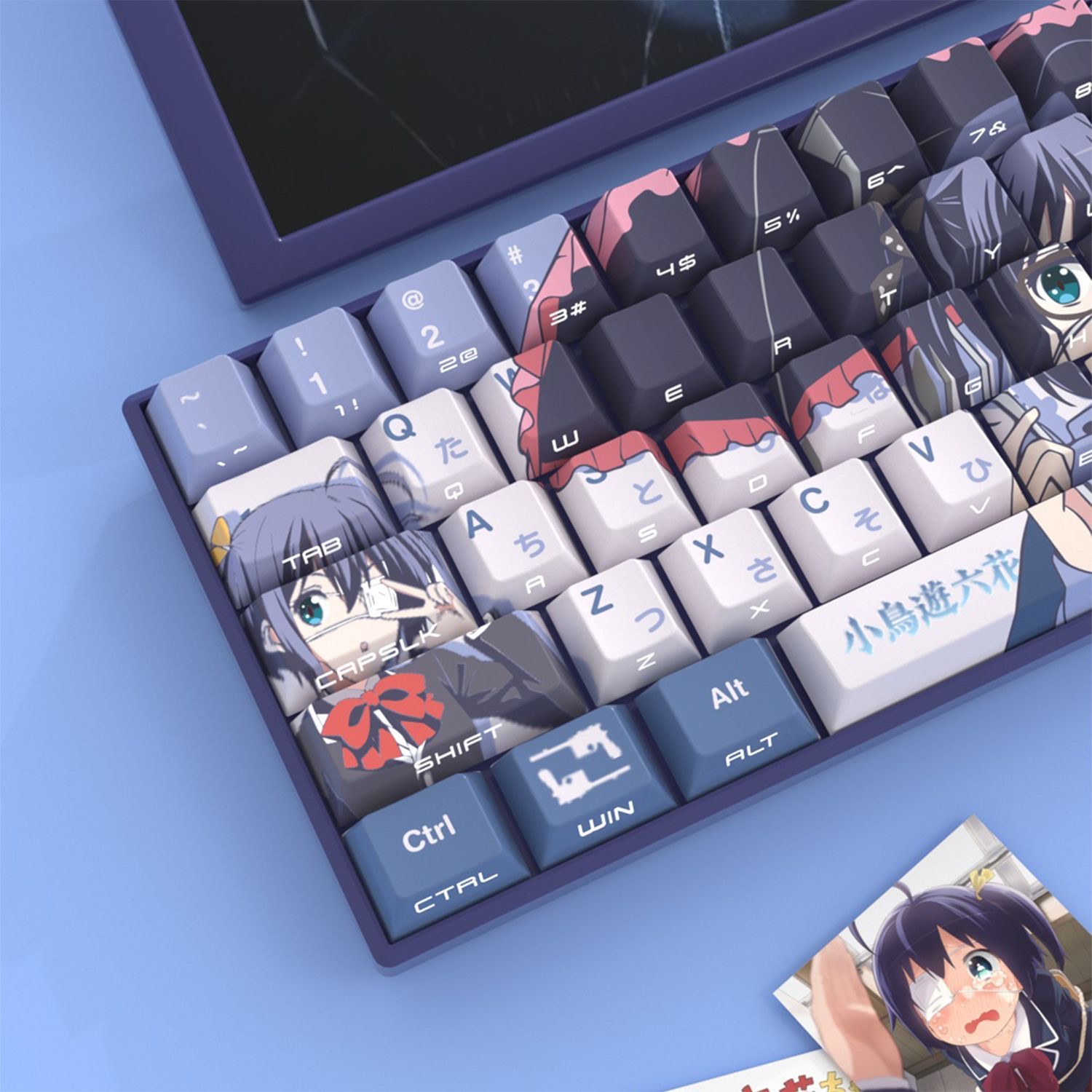 129 Kes Takanashi Rikka Coprit - Keycap Artisan Anime recensione e prezzo