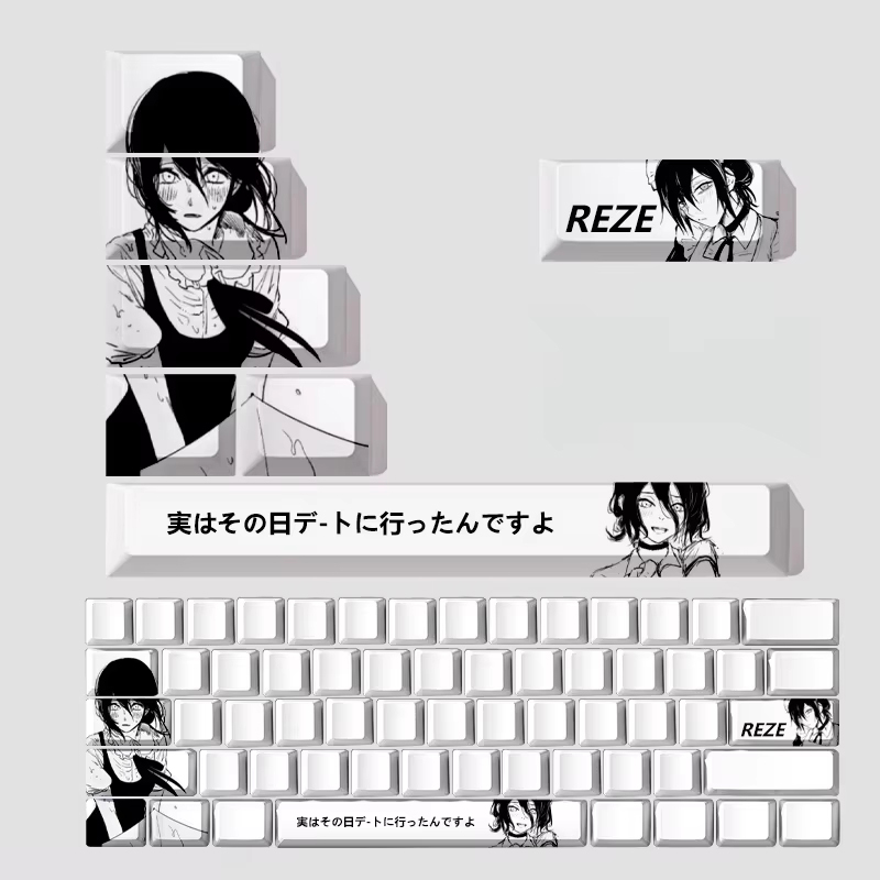 Keycaps Reze Personality a tem - Keycap Artisan Anime recensione e prezzo