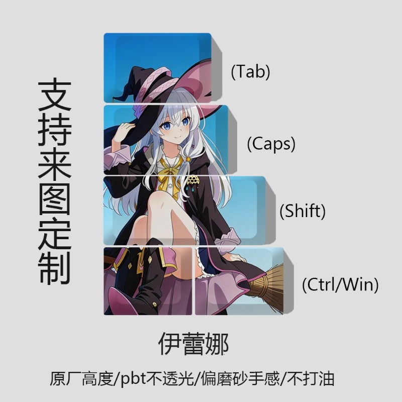 Keycap a tema anime Elaina per - Keycap Artisan Anime recensione e prezzo